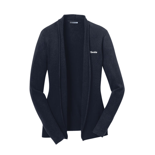 Ladies Port Authority Open Front Cardigan